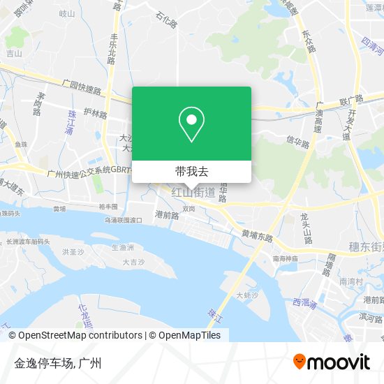 金逸停车场地图