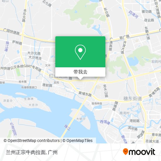 兰州正宗牛肉拉面地图