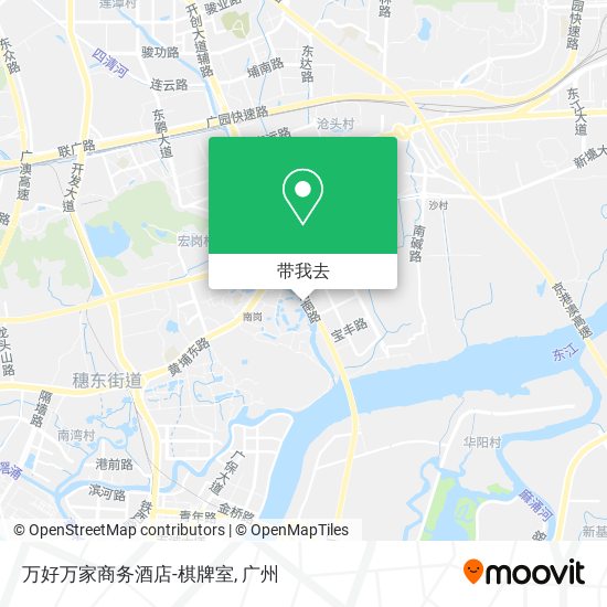万好万家商务酒店-棋牌室地图