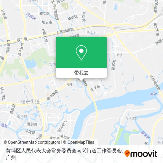 黄埔区人民代表大会常务委员会南岗街道工作委员会地图