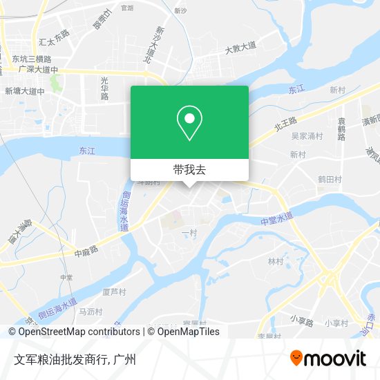 文军粮油批发商行地图