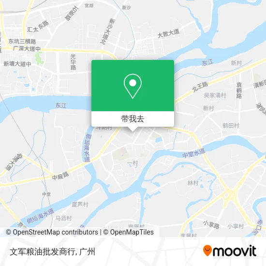 文军粮油批发商行地图