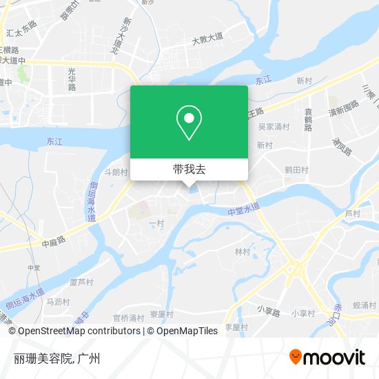 丽珊美容院地图