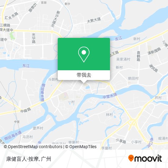 康健盲人-按摩地图
