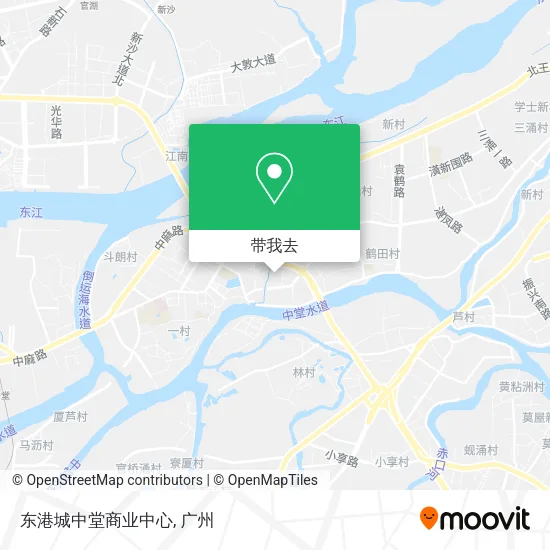 东港城中堂商业中心地图