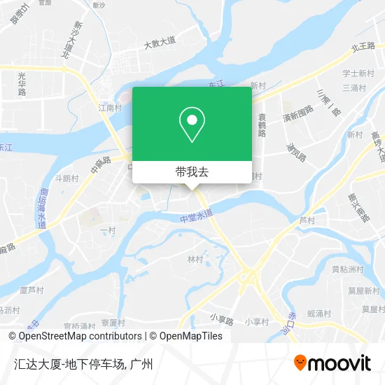 汇达大厦-地下停车场地图
