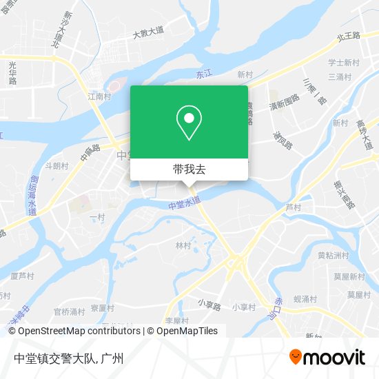中堂镇交警大队地图