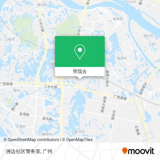 洲边社区警务室地图