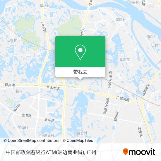 中国邮政储蓄银行ATM(洲边商业街)地图