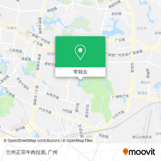 兰州正宗牛肉拉面地图
