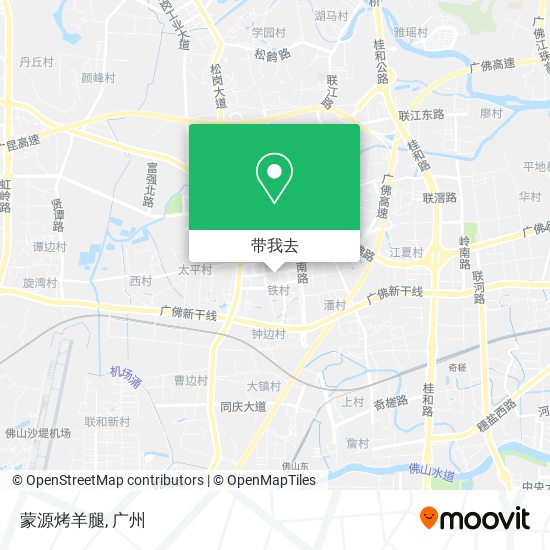 蒙源烤羊腿地图