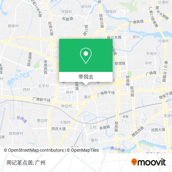 周记茗点居地图