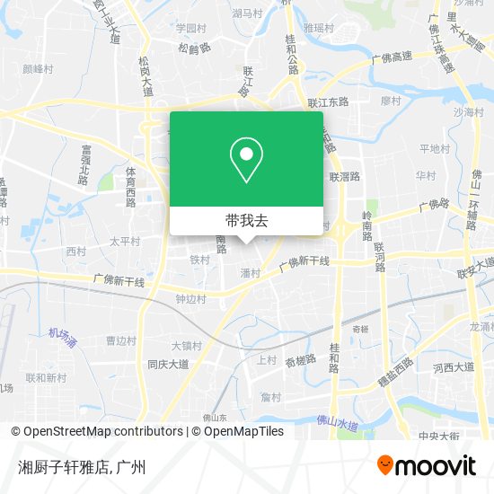湘厨子轩雅店地图