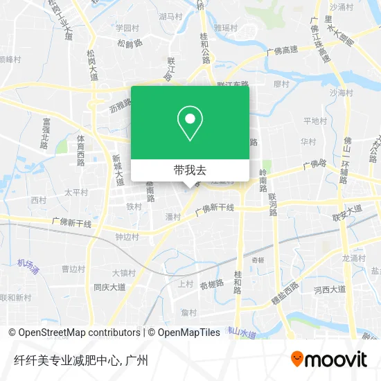 纤纤美专业减肥中心地图