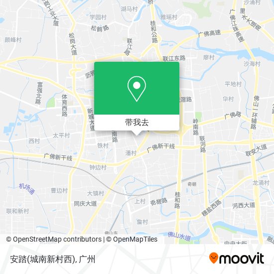 安踏(城南新村西)地图