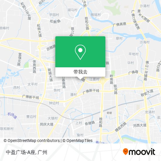 中盈广场-A座地图
