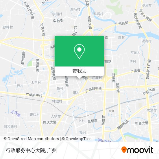 行政服务中心大院地图