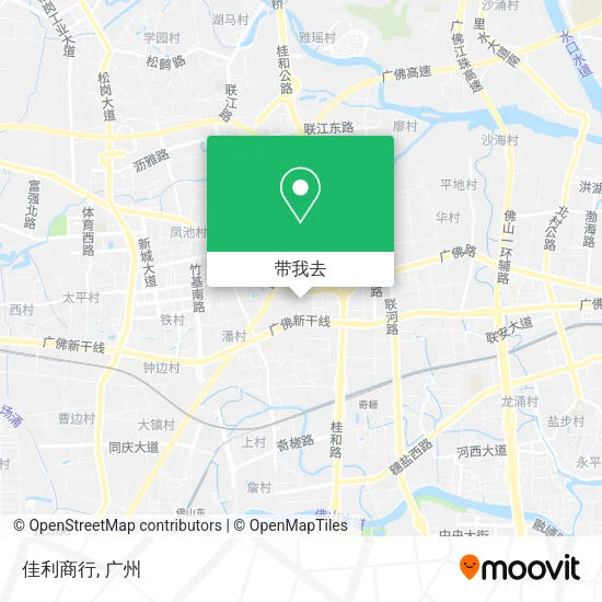 佳利商行地图