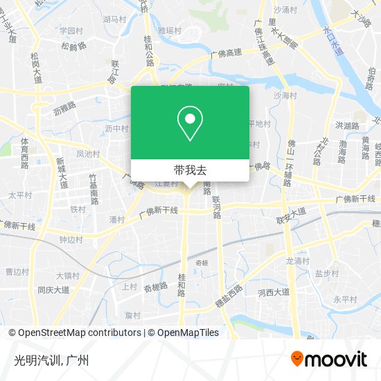 光明汽训地图