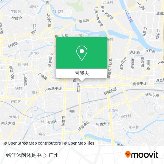 铭佳休闲沐足中心地图