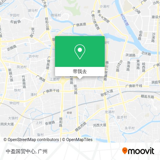 中盈国贸中心地图