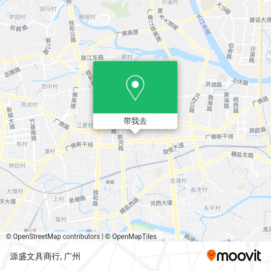 源盛文具商行地图