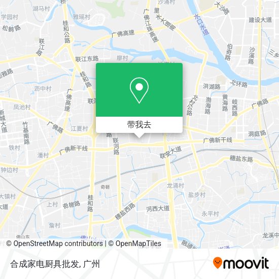 合成家电厨具批发地图