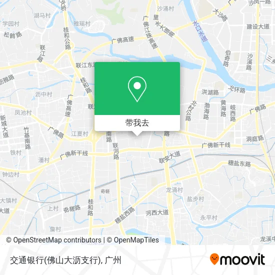 交通银行(佛山大沥支行)地图