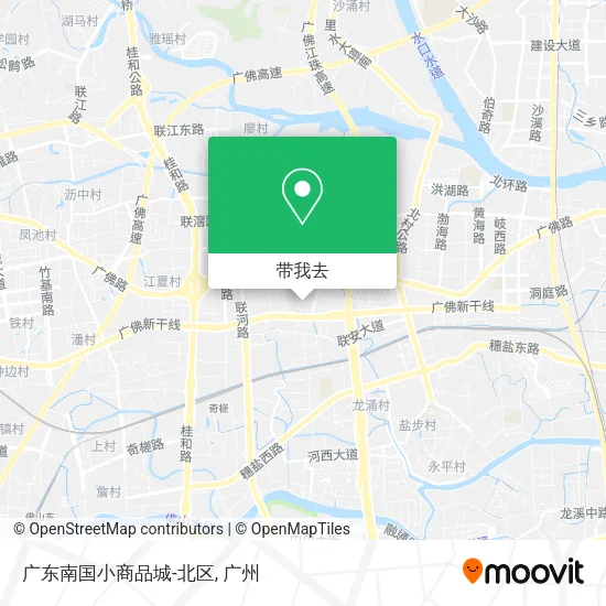 广东南国小商品城-北区地图