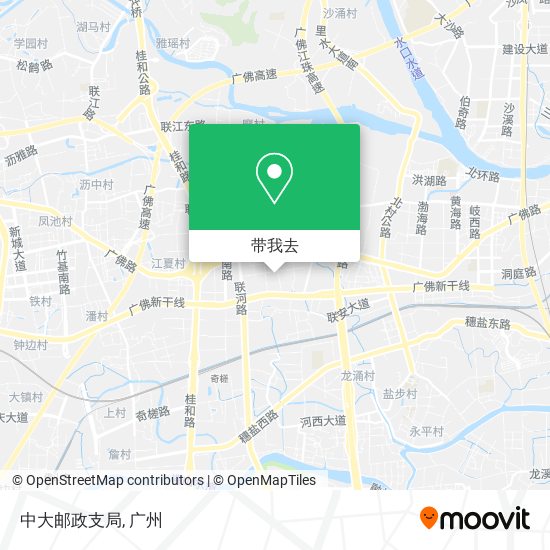中大邮政支局地图