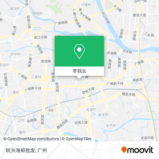 联兴海鲜批发地图
