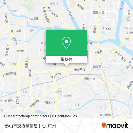 佛山市交通量信息中心地图