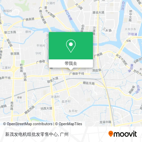 新茂发电机组批发零售中心地图