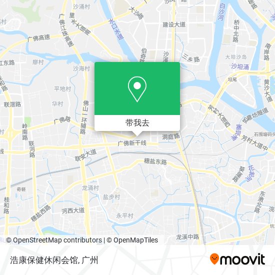 浩康保健休闲会馆地图