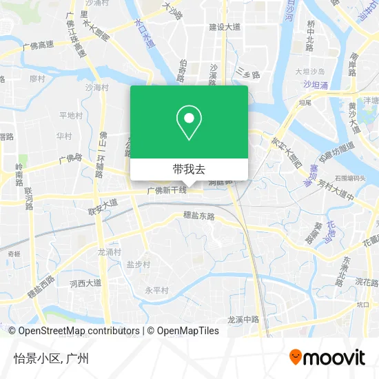 怡景小区地图