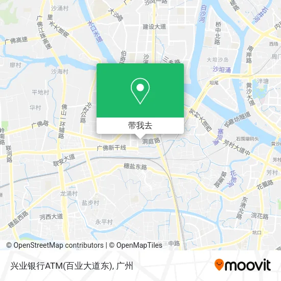兴业银行ATM(百业大道东)地图