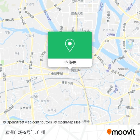 嘉洲广场-6号门地图