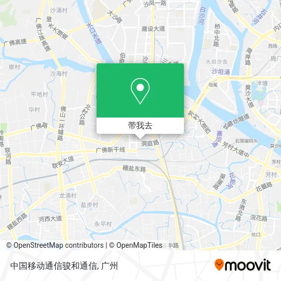 中国移动通信骏和通信地图