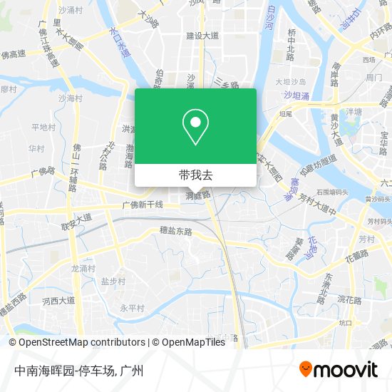 中南海晖园-停车场地图