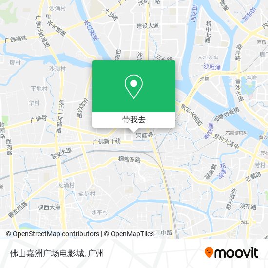 佛山嘉洲广场电影城地图