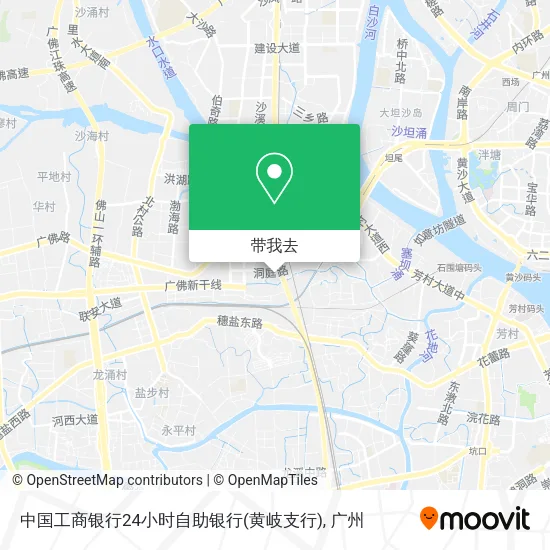 中国工商银行24小时自助银行(黄岐支行)地图