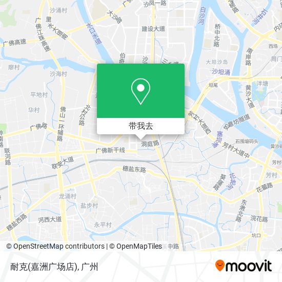 耐克(嘉洲广场店)地图