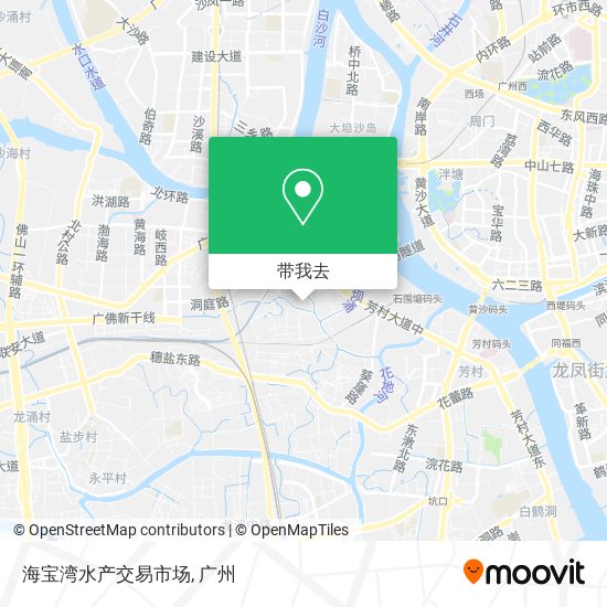海宝湾水产交易市场地图