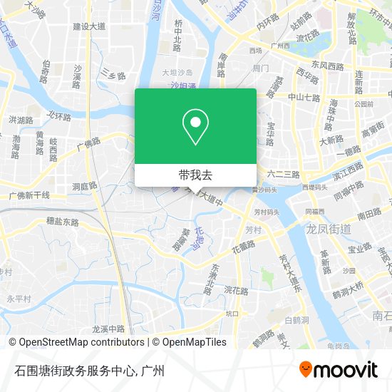 石围塘街政务服务中心地图