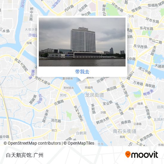 白天鹅宾馆地图