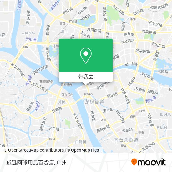 威迅网球用品百货店地图