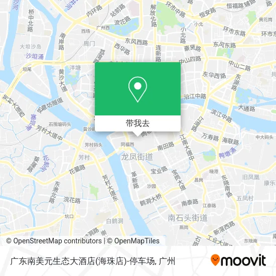 广东南美元生态大酒店(海珠店)-停车场地图