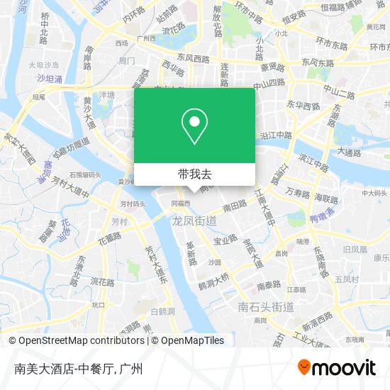 南美大酒店-中餐厅地图