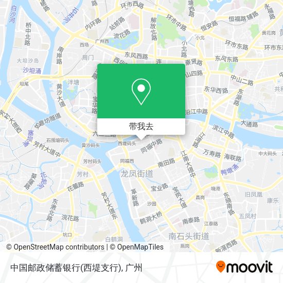 中国邮政储蓄银行(西堤支行)地图