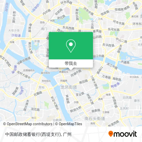 中国邮政储蓄银行(西堤支行)地图